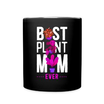 Amoureux des plantes Jardinage Maman Best - Mug uni - noir - Devant