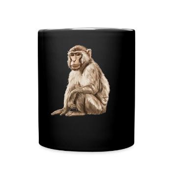 Macaque Macaque - Full Colour Mug - black - Front