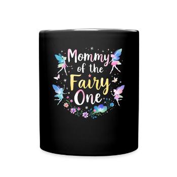 Maman de la Fée - Mug uni - noir - Devant