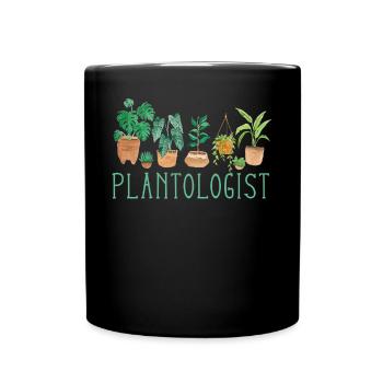 Plant Lover Gardening Plantologist - Tasse einfarbig - Schwarz - Vorne