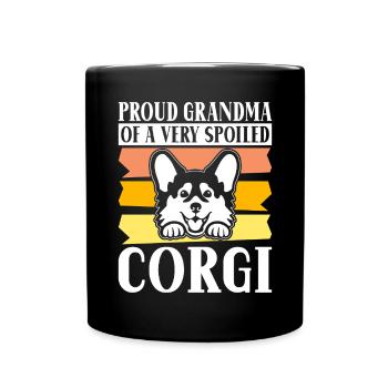 Cadeaux de corgi pour les amateurs de corgi - Mug uni - noir - Devant