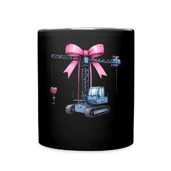 Coquette Arch Grutier Opérateur de grue - Mug uni - noir - Devant