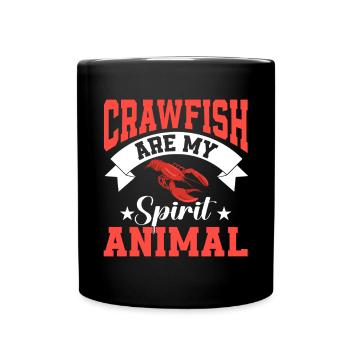 Crawfish Gifts - Tasse einfarbig - Schwarz - Vorne