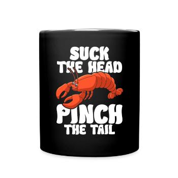 Crawfish Gifts - Tasse einfarbig - Schwarz - Vorne
