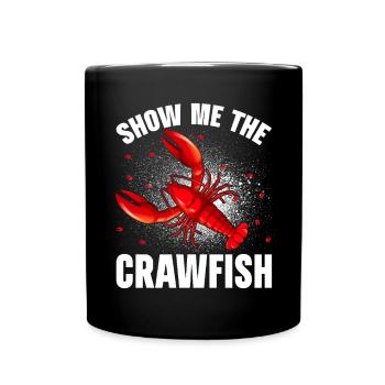 Crawfish Gifts - Full Colour Mug - black - Front