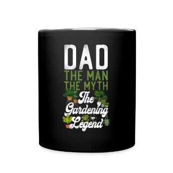 Amoureux des plantes Jardinage Papa Papa Le - Mug uni - noir - Devant