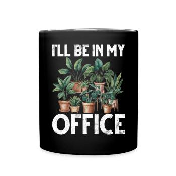 Garden Plants Gardener Garden Lover Planting - Full Colour Mug - black - Front
