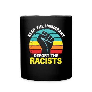 Antiracisme Diversité, justice et égalité - Mug uni - noir - Devant