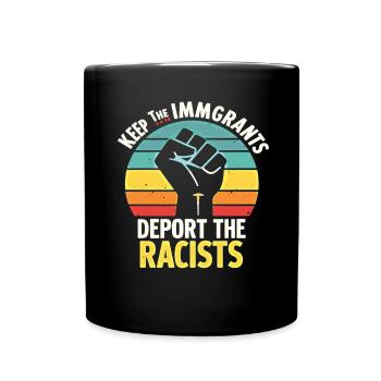 Antiracisme Diversité, justice et égalité - Mug uni - noir - Devant