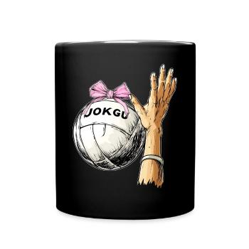 Coquettish Bow Jokgu Mother's Day Pink Bow - Full Colour Mug - black - Front