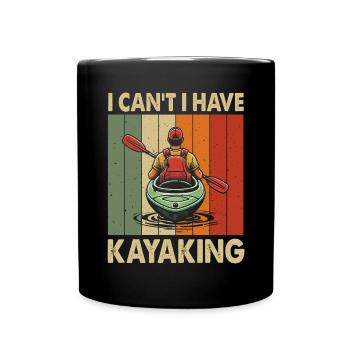 Kayak -Kayak -Paddle Lovers Kayak Adventure - Full Colour Mug - black - Front