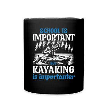 Kayak -Kayak -Paddle Lovers Kayak Adventure - Full Colour Mug - black - Front