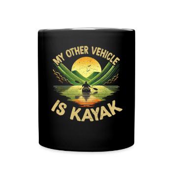 Kayak -Kayak -Paddle Lovers Kayak Adventure - Full Colour Mug - black - Front