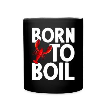Crawfish Gifts - Tasse einfarbig - Schwarz - Vorne