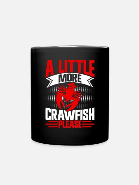 Crawfish Gifts - Tasse einfarbig - Schwarz