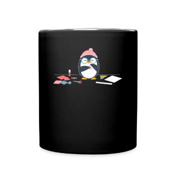 Pingouin Artisanat Plaisir Artisanat Loisir Joie - Mug uni - noir - Devant