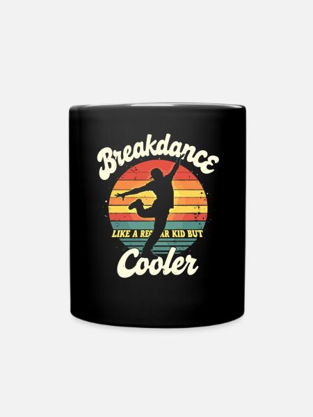 Breakdance Kid Breakdancer Retro Dance B-Boys - Mug uni - noir