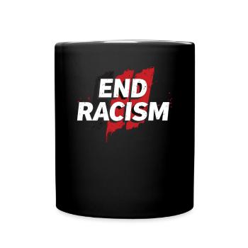 Antiracisme, égalité et diversité - Mug uni - noir - Devant