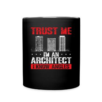 Architect Architecture Gift Architecture Student - Full Colour Mug - black - Front