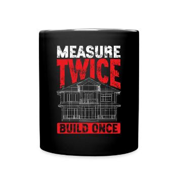 Architect Architecture Gift Architecture Student - Full Colour Mug - black - Front