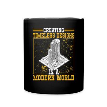 Architect Architecture Gift Architecture Student - Full Colour Mug - black - Front