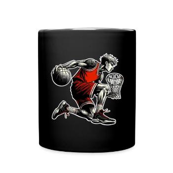 Basket-ball Joueurs de basket-ball - Mug uni - noir - Devant