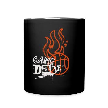 Basket-ball Joueurs de basket-ball - Mug uni - noir - Devant