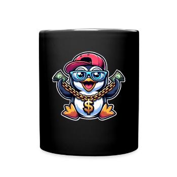 Penguin - Full Colour Mug - black - Front