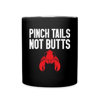 Crawfish Gifts - Tasse einfarbig - Schwarz - Vorne
