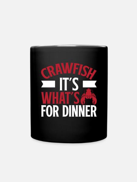 Crawfish Gifts - Tasse einfarbig - Schwarz