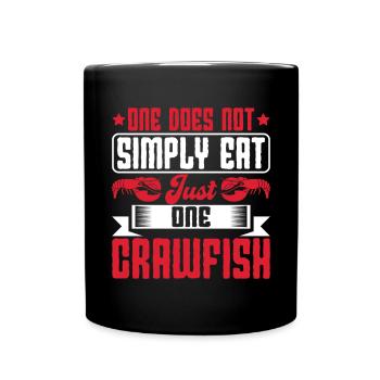 Crawfish Gifts - Tasse einfarbig - Schwarz - Vorne