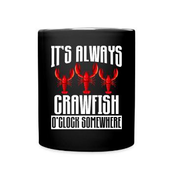 Crawfish Gifts - Tasse einfarbig - Schwarz - Vorne