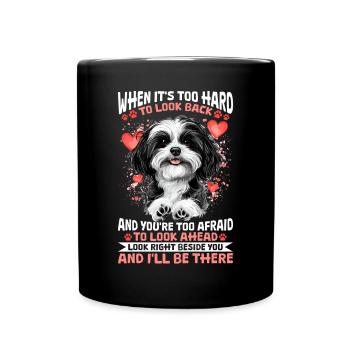 Cute Havanese Dog Owner - Full Colour Mug - black - Front
