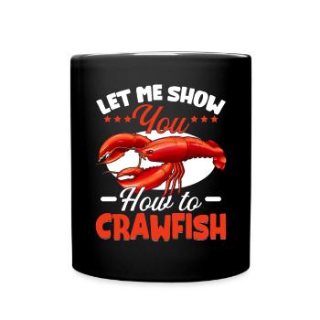 Crawfish Gifts - Full Colour Mug - black - Front