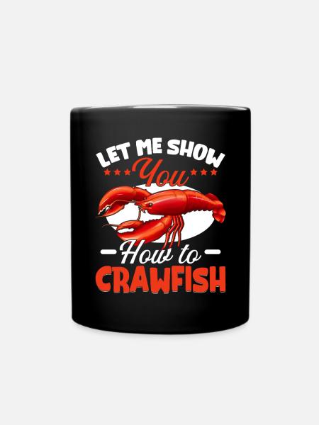 Crawfish Gifts - Tasse einfarbig - Schwarz