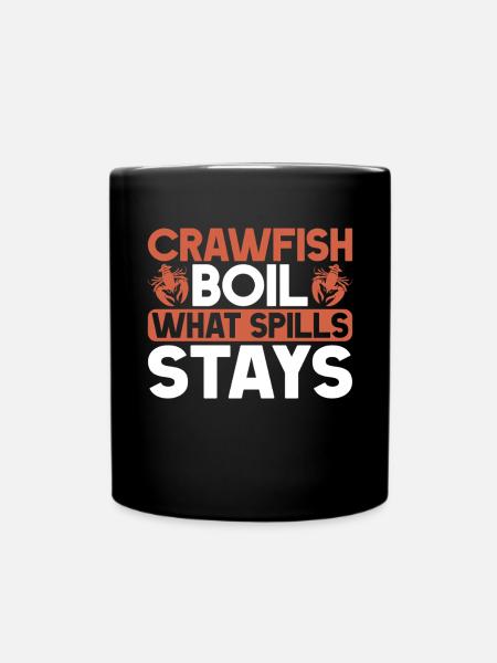 Crawfish Gifts - Tasse einfarbig - Schwarz