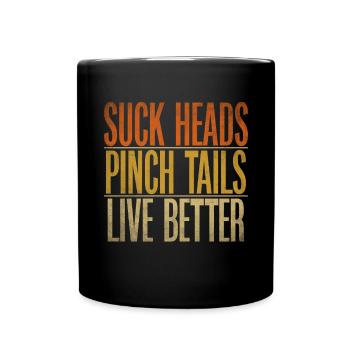 Crawfish Gifts - Tasse einfarbig - Schwarz - Vorne