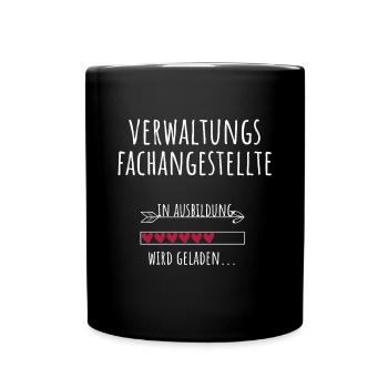 Verwaltungsfachangestellte Ausbildung Beruf Gesche - Tasse einfarbig - Schwarz - Vorne