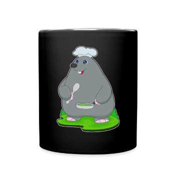 Cuisson à la poêle à mole - Mug uni - noir - Devant