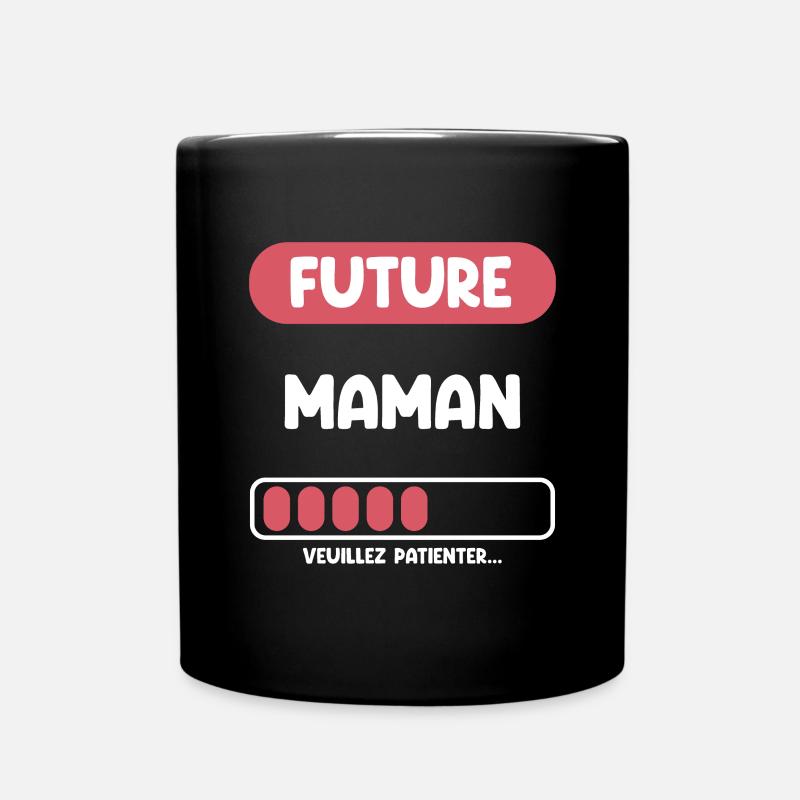 Geschenk für Mama und Papa - Tasse einfarbig - Schwarz