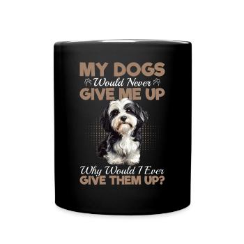 Cute Havanese Dog Owner - Full Colour Mug - black - Front