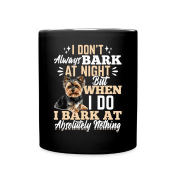 Yorkshire Terrier Propriétaire d’un chien Yorkie - Mug uni - noir - Devant