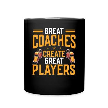 Trainer Geschenke Coach Geschenkidee - Tasse einfarbig - Schwarz - Vorne