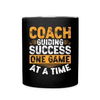 Trainer Geschenke Coach Geschenkidee - Tasse einfarbig - Schwarz - Vorne