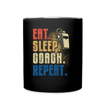 Trainer Geschenke Coach Geschenkidee - Tasse einfarbig - Schwarz - Vorne