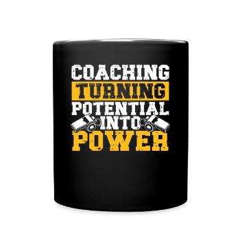 Trainer Geschenke Coach Geschenkidee - Tasse einfarbig - Schwarz - Vorne