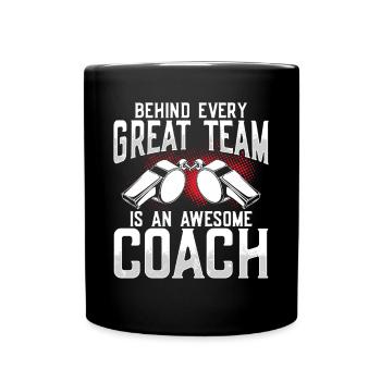 Trainer Geschenke Coach Geschenkidee - Tasse einfarbig - Schwarz - Vorne