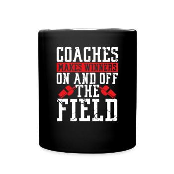 Trainer Geschenke Coach Geschenkidee - Tasse einfarbig - Schwarz - Vorne