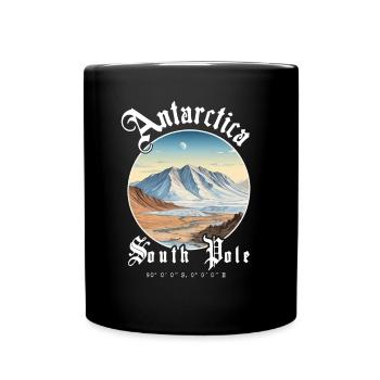 Antarctica Explorer 90°0'0 » S 80°0'0 » Pôle Sud Ouest - Mug uni - noir - Devant