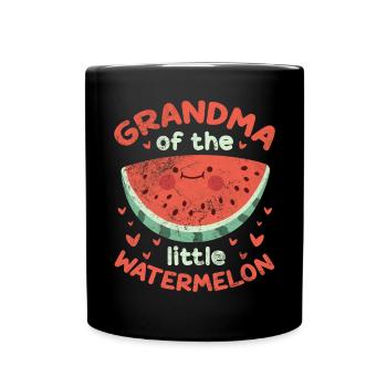 Watermelon Granny - Full Colour Mug - black - Front